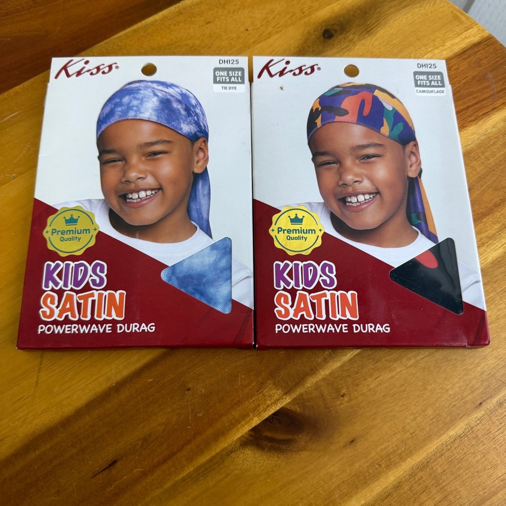 Kiss kiss satin power wave durag lot‎ of 2